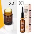 30ml bottle of retinol facial serum for reducing dry lines and fine lines.