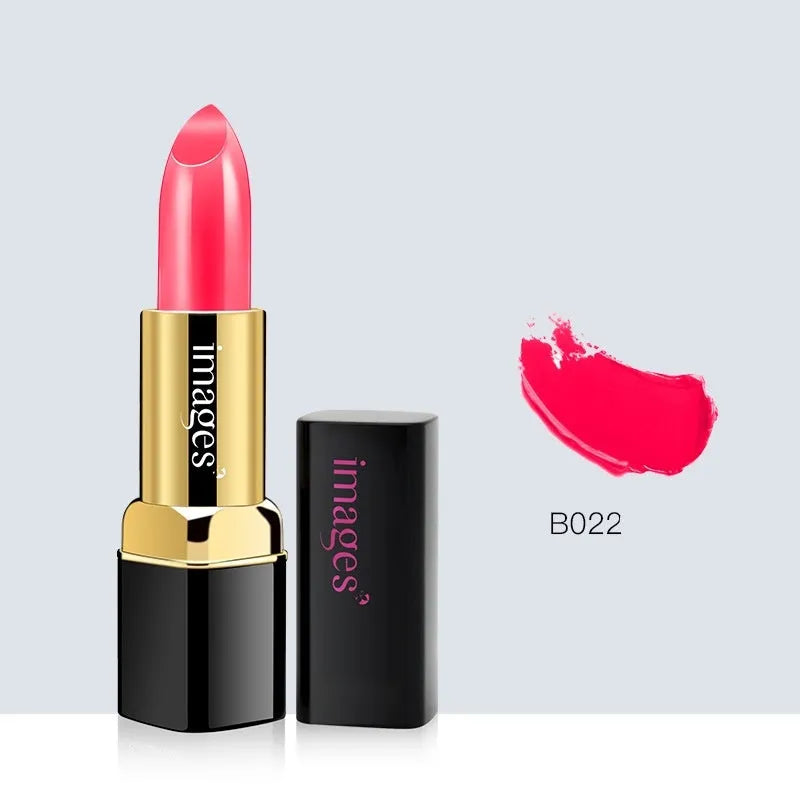 Moisturising lipstick lip gloss bullet in 10 colours including coral red and barbie pink, 3.8g