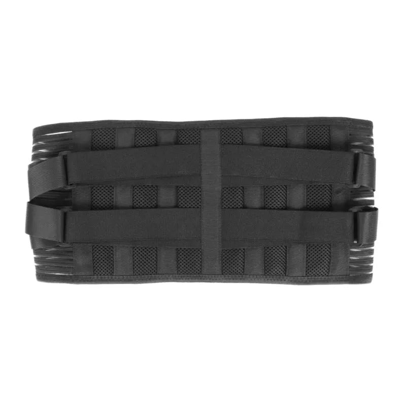 Black neoprene polyester sports belt for men and women waist support running basketball gym cycling