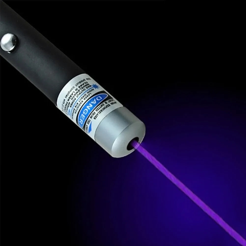 Black pen-shaped 5mW laser pointer, copper aluminium body, φ14×155mm, red green or blue violet single point