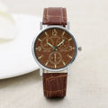 Creative Blu-ray watch with 38mm round dial, alloy plastic case, imitation leather strap, available in five colours
