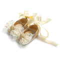 Cute butterfly baby gift box with pink synthetic leather princess shoes and crown for newborn girls