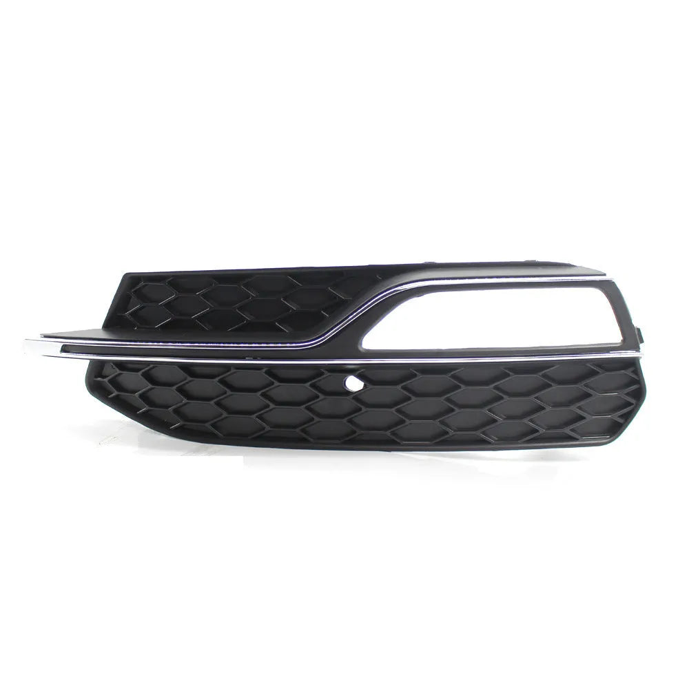 Electroplated ABS fog lamp grille for Audi A3 Sport S3 2013-2016 black left opaque option