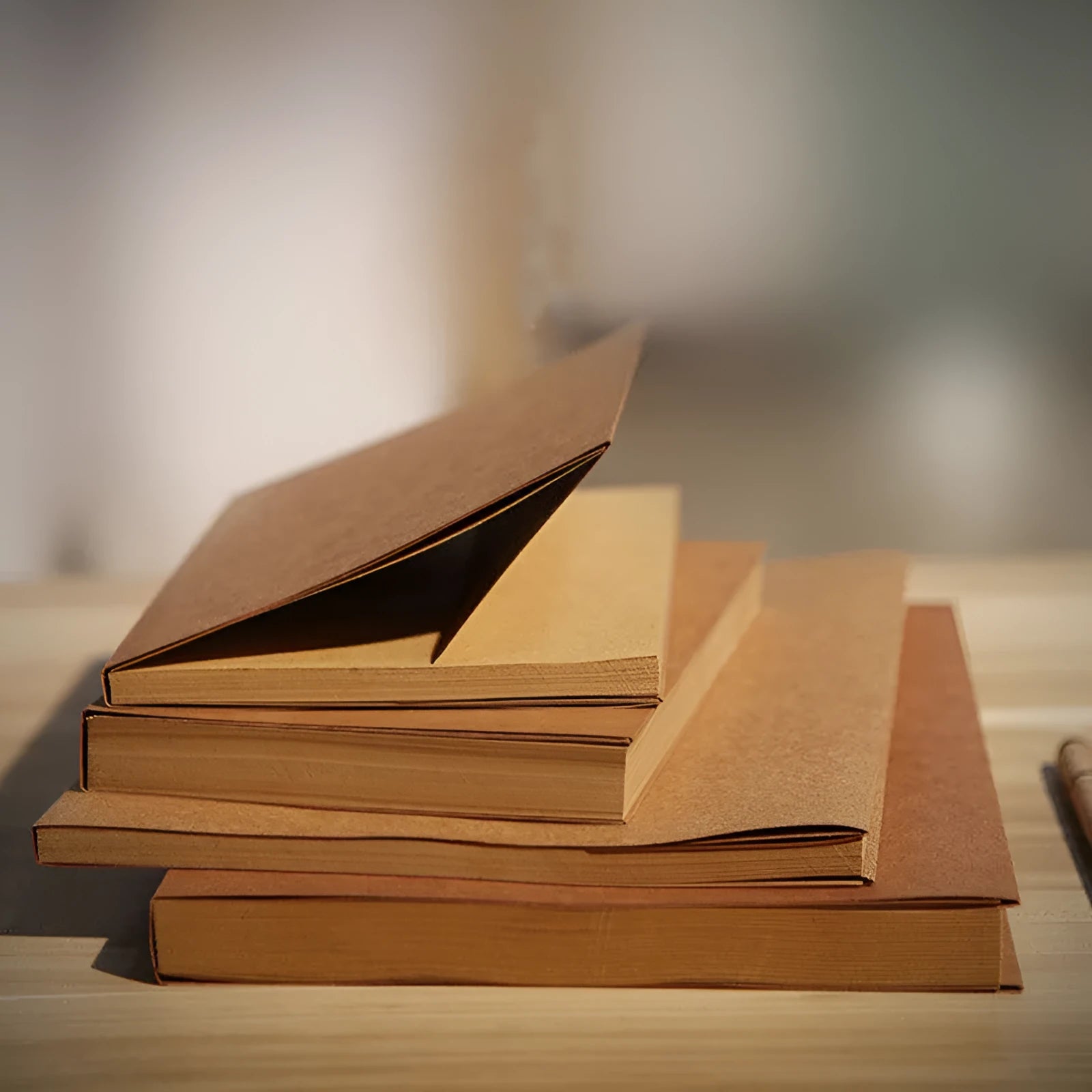Sketchbook on kraft paper with 132 pages wireless binding 16K size 190x265mm brown pages for drawing