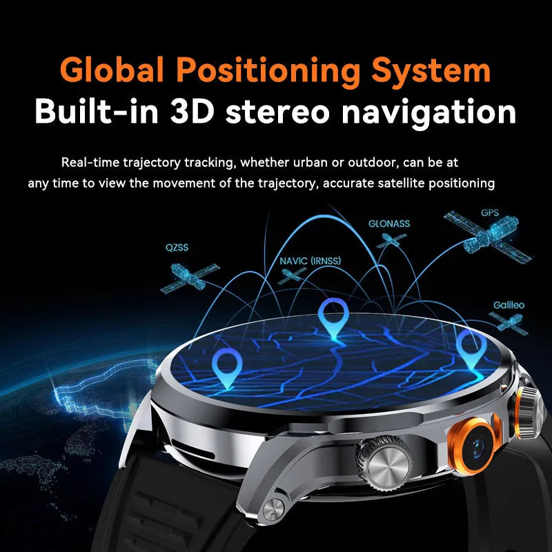H18 round screen smart watch with IPS display and touch button, shown in black, silver, brown, leather, or steel finish