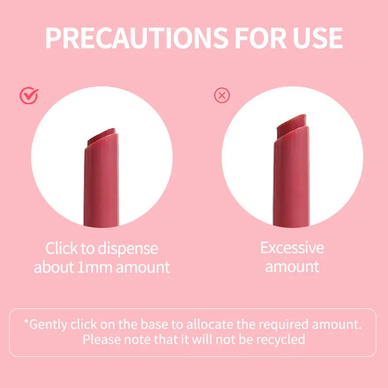 6 Colour Press Water Light Solid Lip Lacquer Lasting Moisturising Lipstick Universal Skin Type 01 Makin'Me Blush 02 Pink Flamingo 03 First Crush 04 Hot Stuff 05 Spring Fever 06 Berry Season