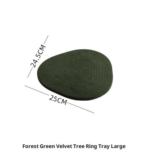 Flannel tree wheel jewellery display stand with rotating design, small size 12x11.5cm, black colour