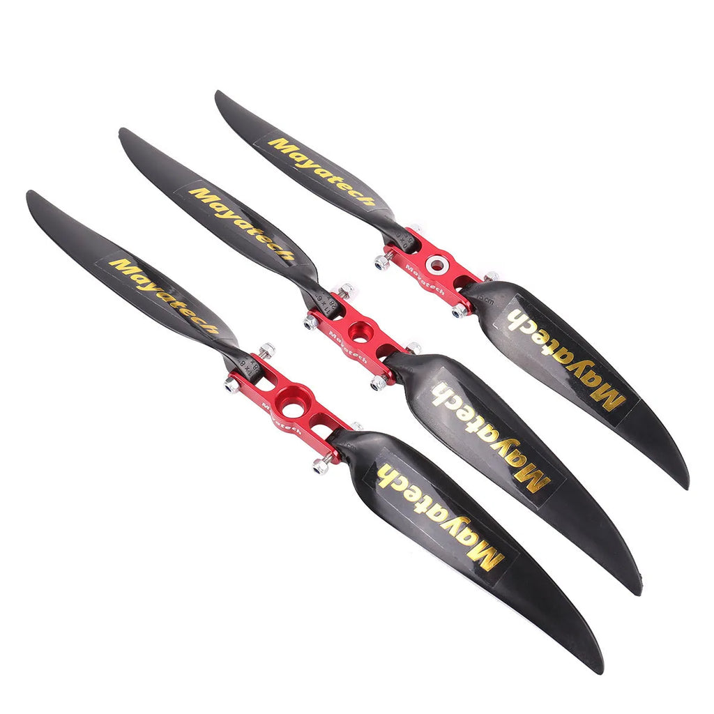 Black quick-disassembly folding paddle with nylon components on a white background
