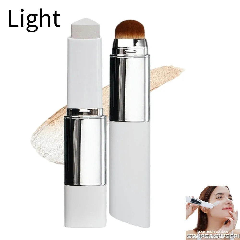 Blanc Cover Cream Stick Foundation in Light Colour 13g with removable brush applicator.