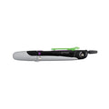 Automatic compass pen with safety cover converts to 0.5mm mechanical pencil, 122mm length compact design