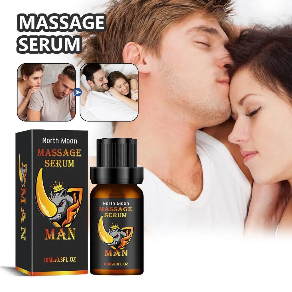 10ml men's body care essential oil bottle for endurance vitality massage with mineral oil base