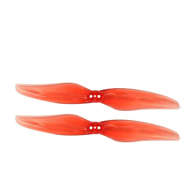2-blade 4-inch ABS propeller set in fluorescent yellow colour with 1.5mm centre bore for RC model aircraft