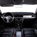 Silicone dashboard anti-glare pad for older Toyota Prado in black with coloured edge detailing