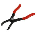 Interior round nail removal pliers with red PVC handles and 50# carbon steel construction