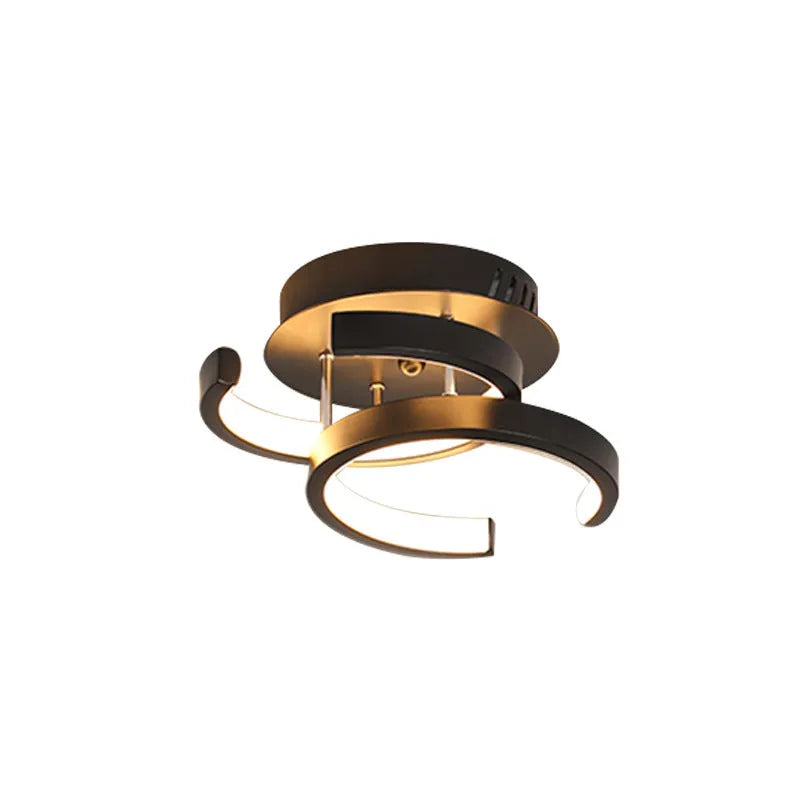 Corridor aisle LED ceiling lights for hotels and restaurants in three commercial lighting styles