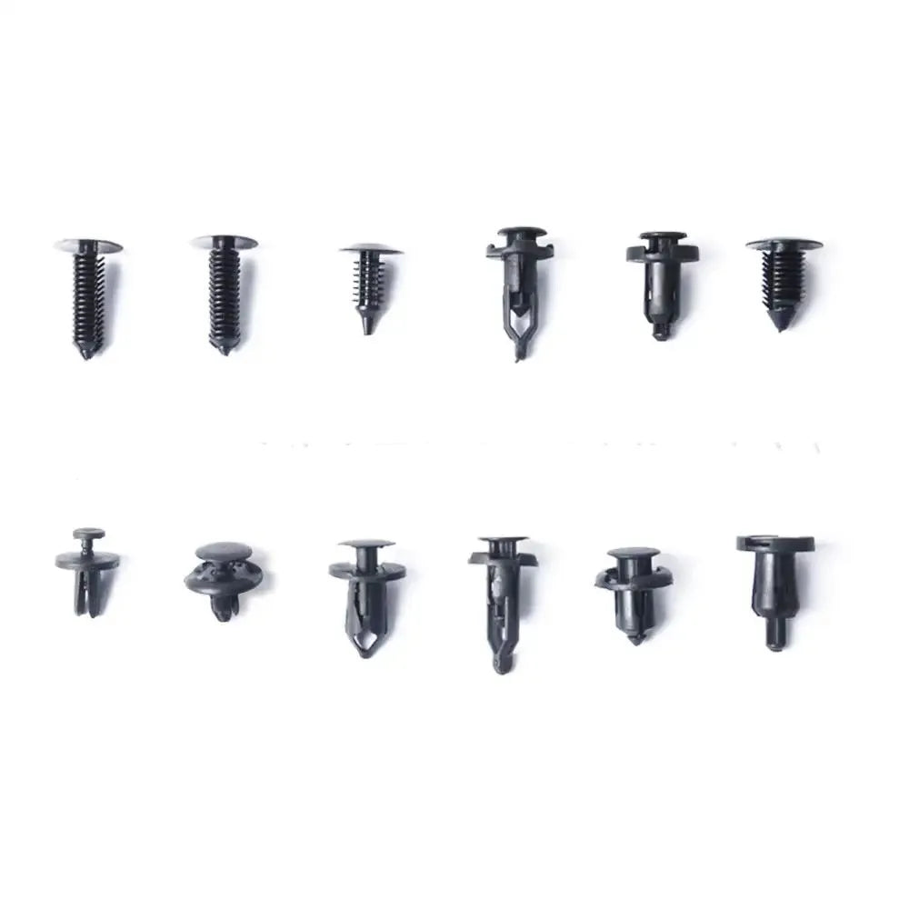 Boxed 240 pieces of plastic automobile buckles with four-piece screwdriver tool