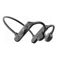 K69 air conduction ear hook Bluetooth headset in black, green or pink with 15 metre range and USB charging