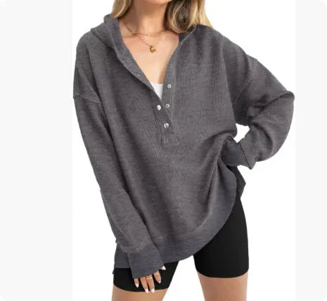 Women's loose-fitting raglan sleeve sweater in peacock green colour for autumn winter wear