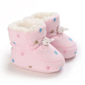 Baby autumn winter cotton cloth shoes non-slip warm thickened tall crown mid-calf socks style
