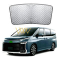 Silver reflective car sunshade cover for Toyota NOAH XOVY 90 series front windshield