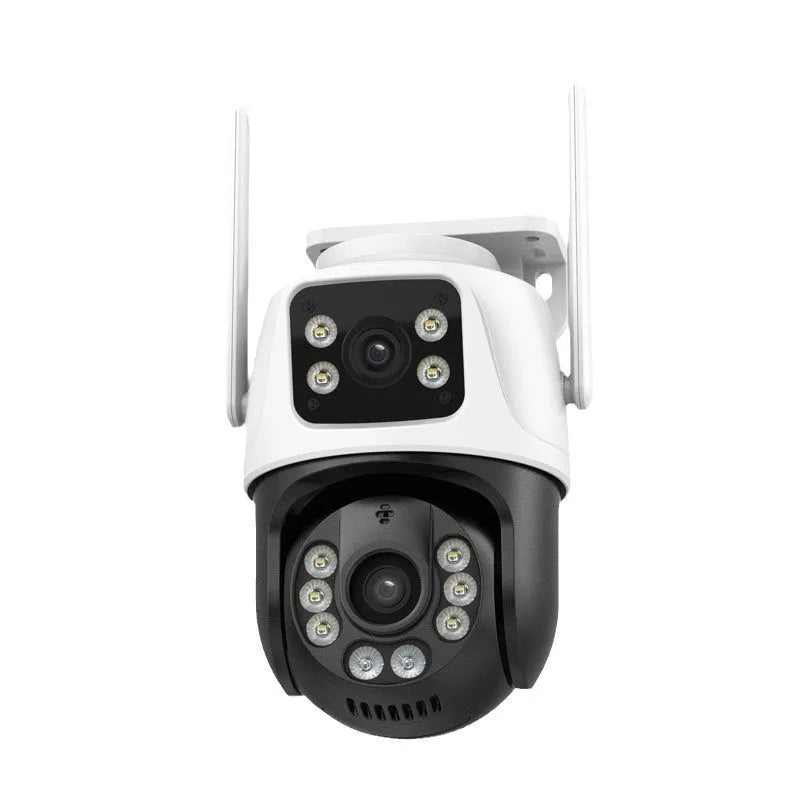 Outdoor dual screen wireless security camera monitor for home surveillance with international standard compatibility