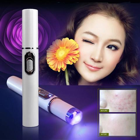Blue Light Therapy Acne Laser Pen: Portable Scar & Wrinkle Removal Treatment Device for Flawless Skin Care Beauty Equipment