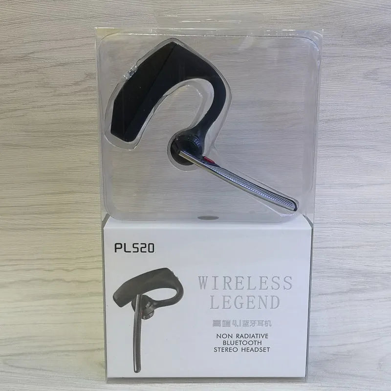 Black stereo Bluetooth sports headphones with a battery display on a plastic headband.