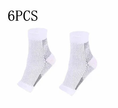 Compression foot sleeve for men women anti fatigue ankle support breathable nylon moisture wicking