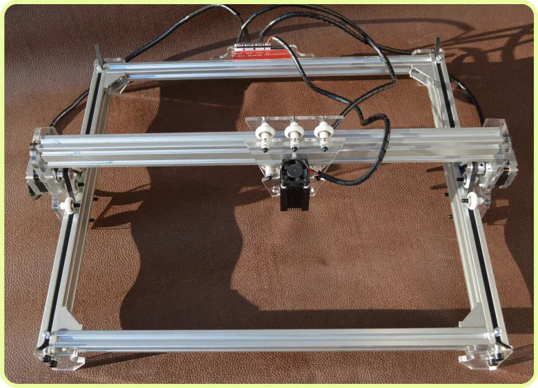Miniature laser engraving machine with 3000mw specification and 400x300mm bottom plate