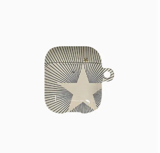 Line art hard film shell earphone cover for AirPods 1 2 Pro Pro2 3rd 4th generation