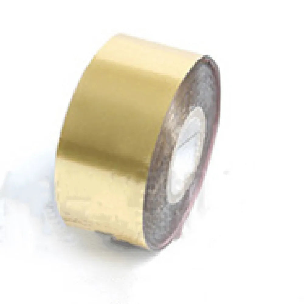 Rolls of electrochemical aluminium hot stamping foil in various colours like gold and silver with 3cm and 5cm widths.