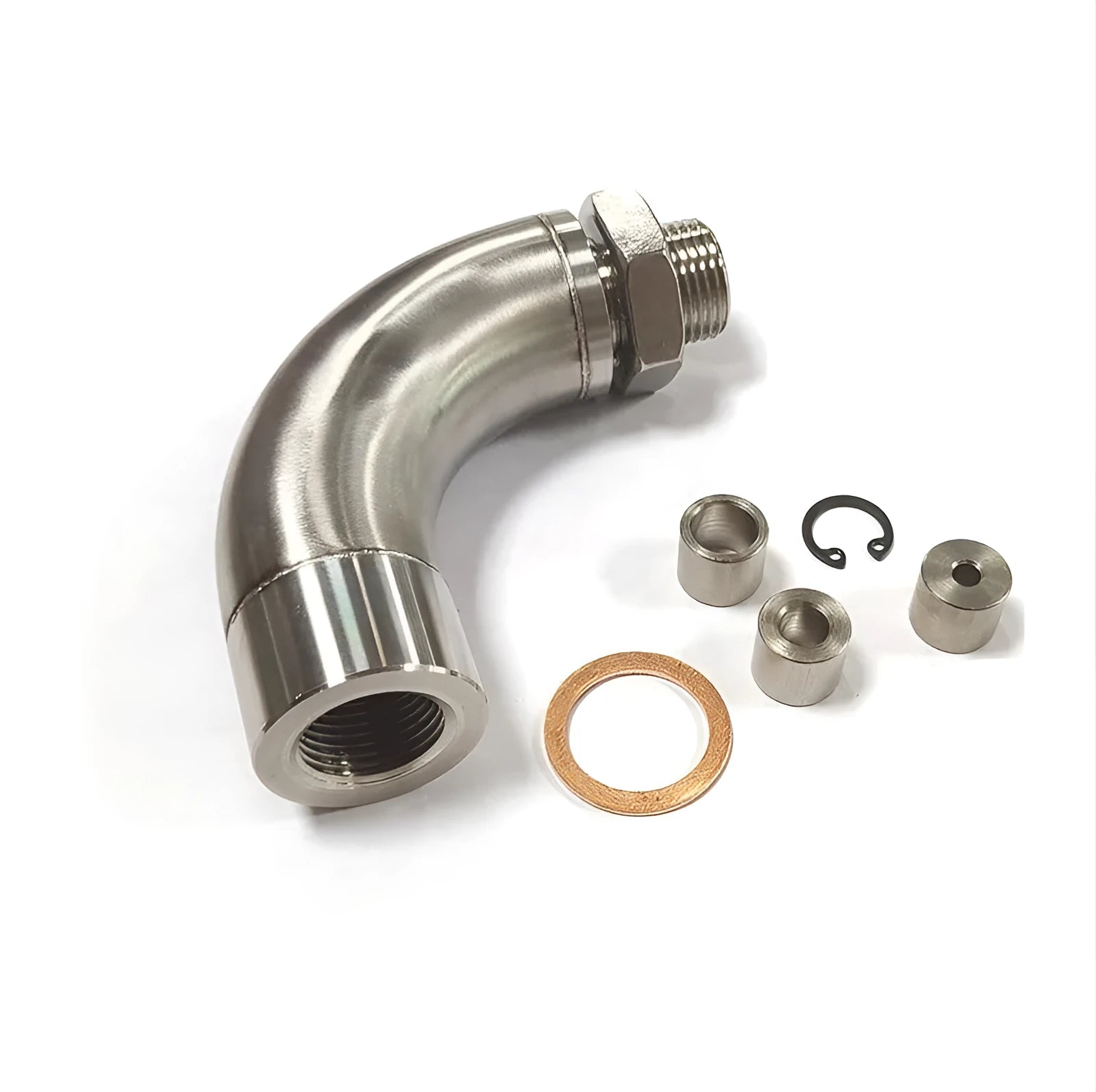 Car M18 x 1.5 temperature sensor adapter with gas flow cross-over function