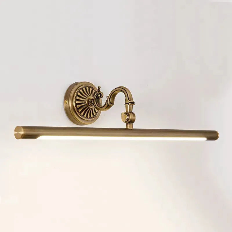 All copper 750mm mirror front lamp with 12W 4000K LED strip and acrylic anti-fog cover for bathroom