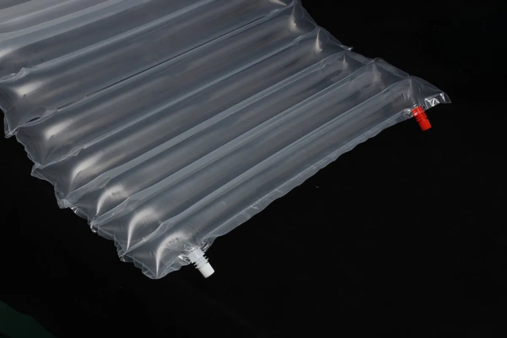 Transparent outdoor camping airbed measuring 200cm long with 300kg load capacity