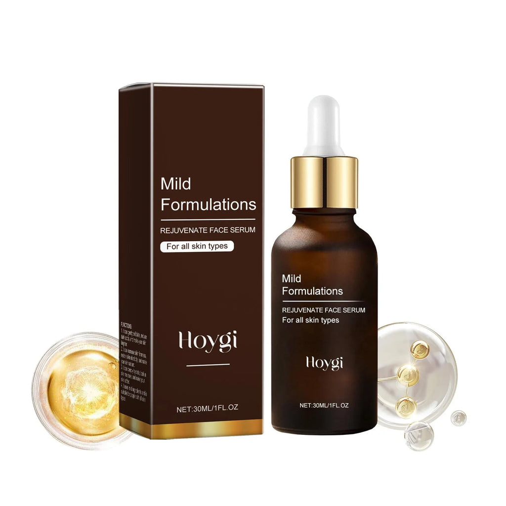 30ml facial skin care essence bottle with hyaluronic acid, vitamin C, collagen, and arbutin formula