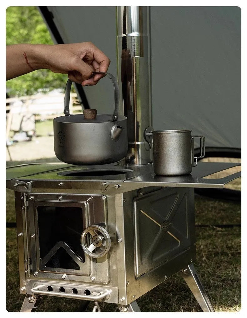 Yi titanium kettle 1.2L ultra-light camping outdoor boiling teapot