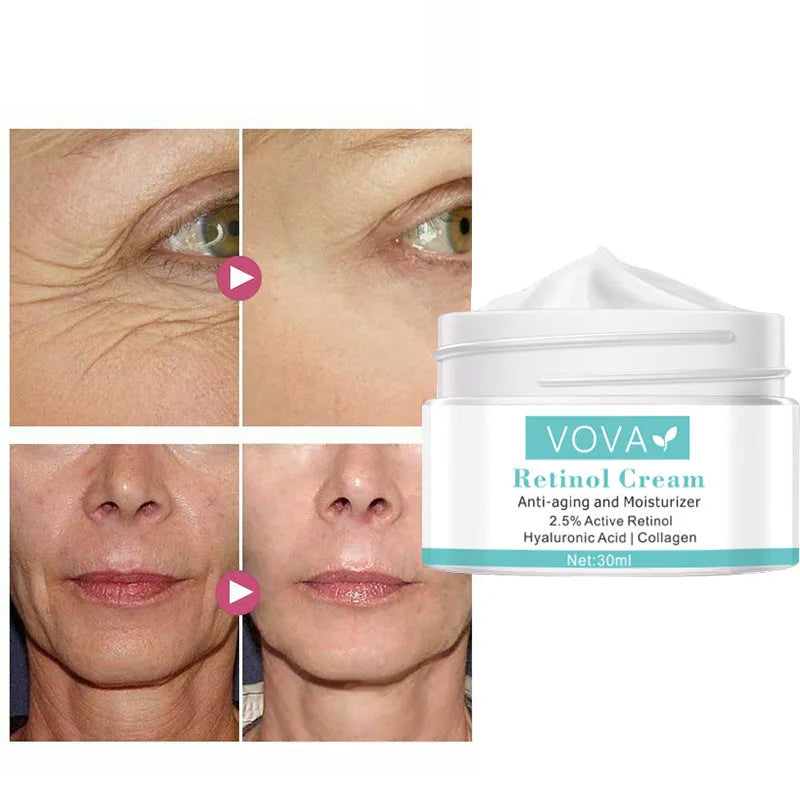 30ml collagen hyaluronic acid anti-wrinkle cream for moisturising, puffiness and skin tightening