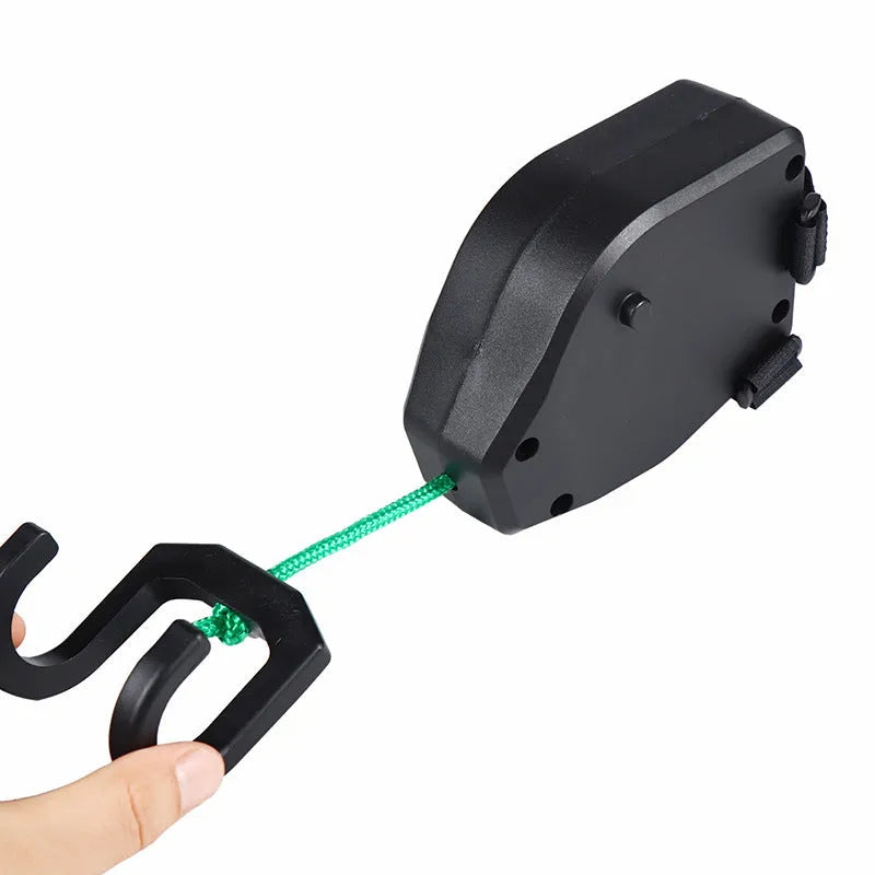 Black plastic and resin bicycle trailer rope for mountain bike and parent-child cycling trailer connections