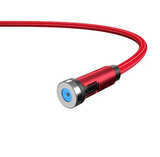 Essager 360-degree rotating magnetic charging cable with aluminium alloy connectors and nylon braid