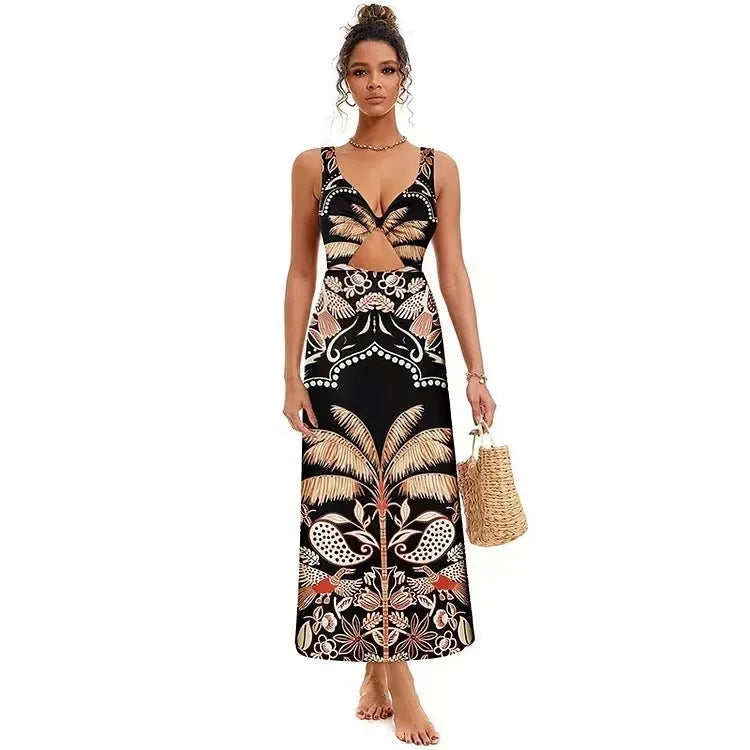Women's black one-piece polyester swimsuit on a hanger, with other colour options visible.