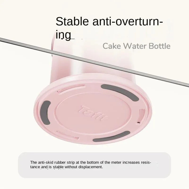 125ml cream cake hamster kettle small pet drinker in high borosilicate glass, 103.5 x 122mm, green pink purple yellow