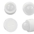 White wireless infrared body sensor with ZigBee 3.0 connectivity for home automation