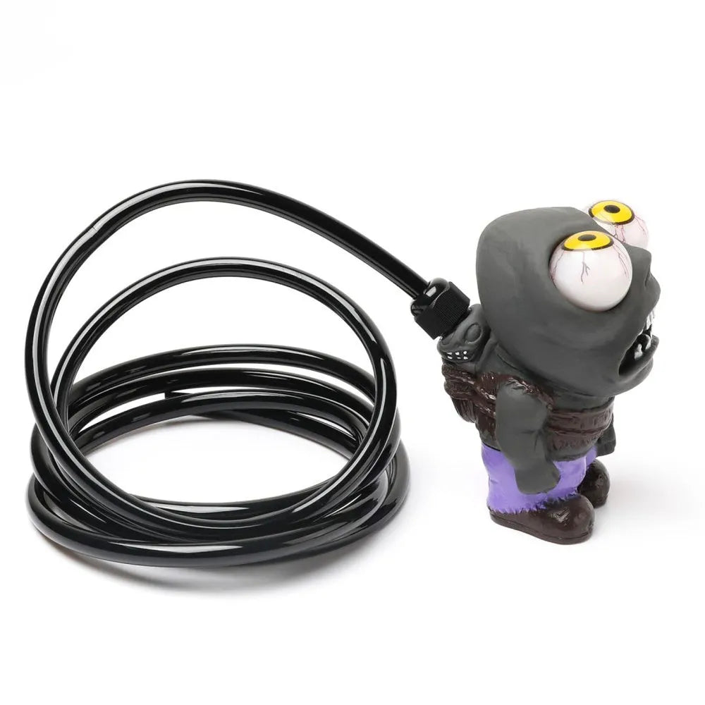 Car turbo Blow-Off Valve sound simulator kit with doll ornament, pressure valve, copper tube, and installation clips.