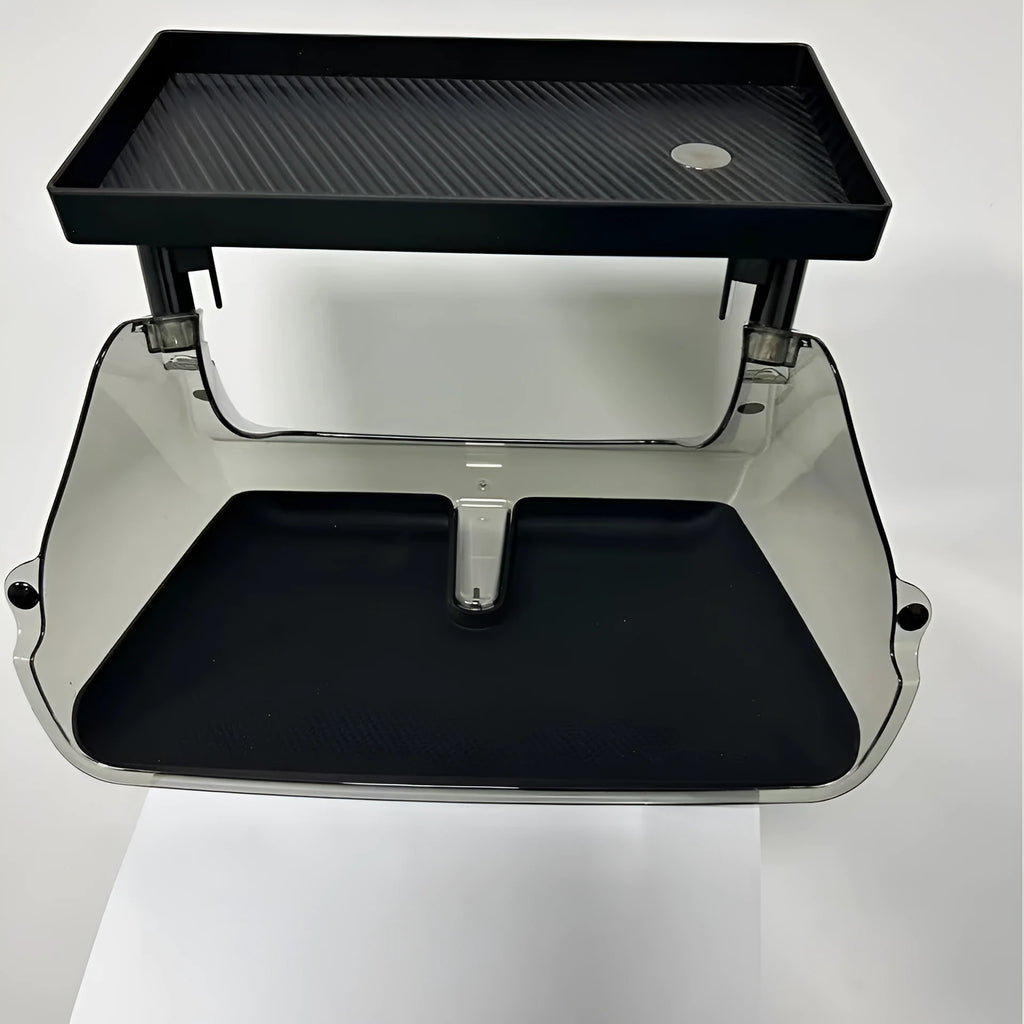 Black ABS plastic storage box for Tesla Model 3 and Y centre console with napkin box