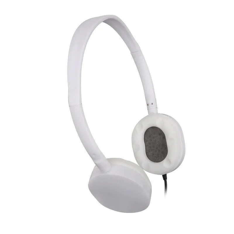 Home Fashion retro wired headset with silicone earpads and 1.2m cable in solid colour design