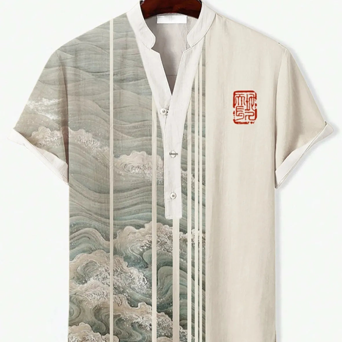 Short sleeve shirt with a 3D digital animal print design in various colours.