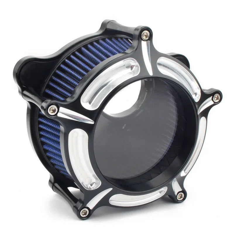 MP09-JJL aluminium air filter retrofitting accessory in multiple colour options including black, white, red, and blue variations