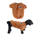 Soft warm winter dog jacket coat for small medium dogs, puppies and kittens, in blue, coffee, pink or purple