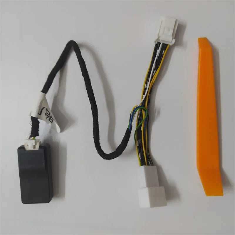 Black Rongfang line tyre pressure monitoring module for Toyota vehicles with power cord