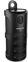 Black Bluetooth speaker with 4000mAh battery showing control buttons